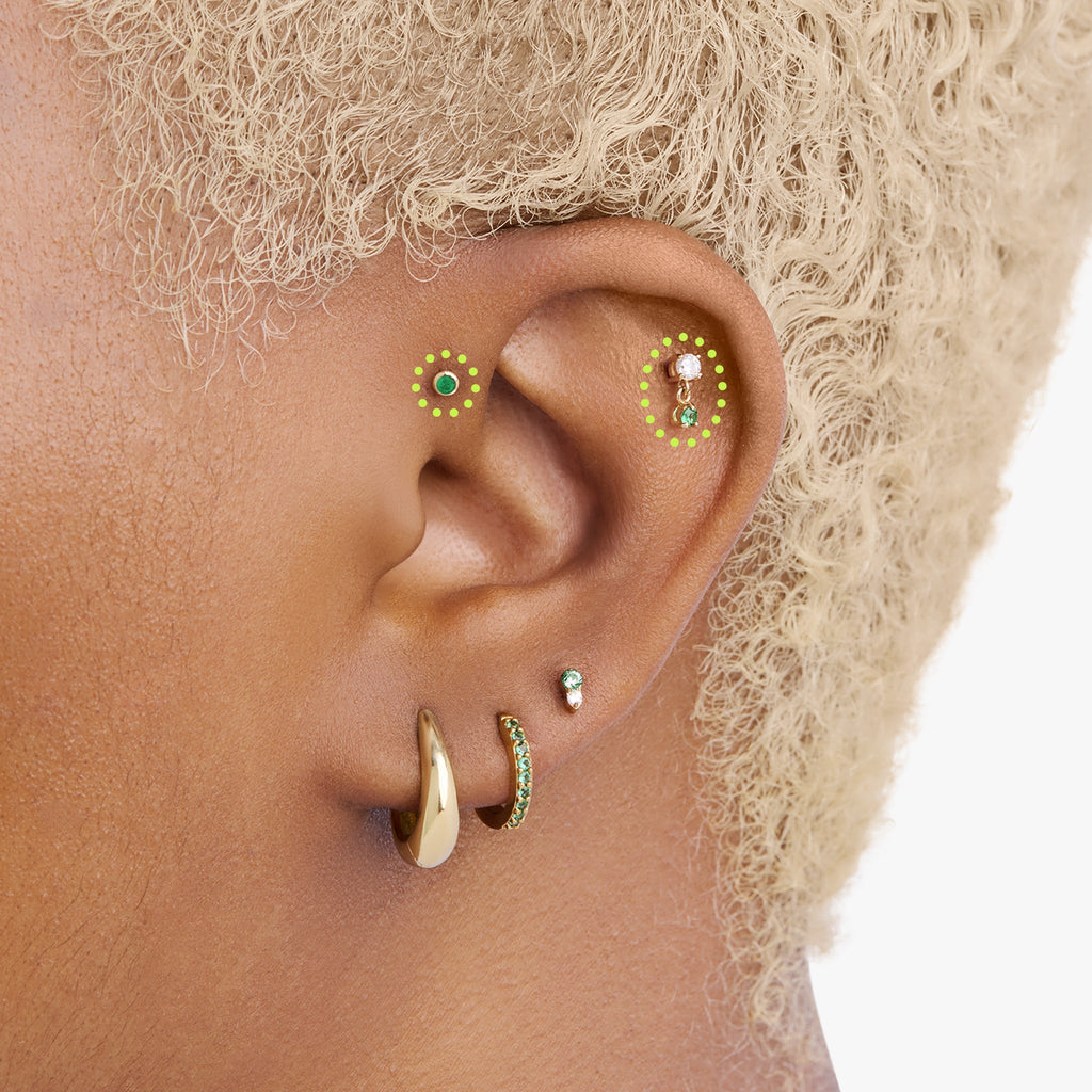 14K Green Set