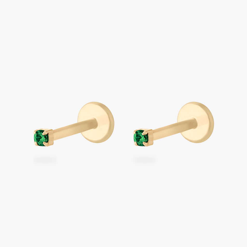 Micro CZ Flatback Stud