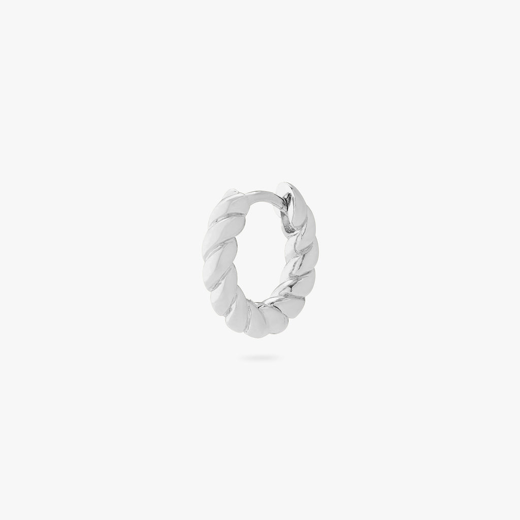 Chunky French Twist Huggie