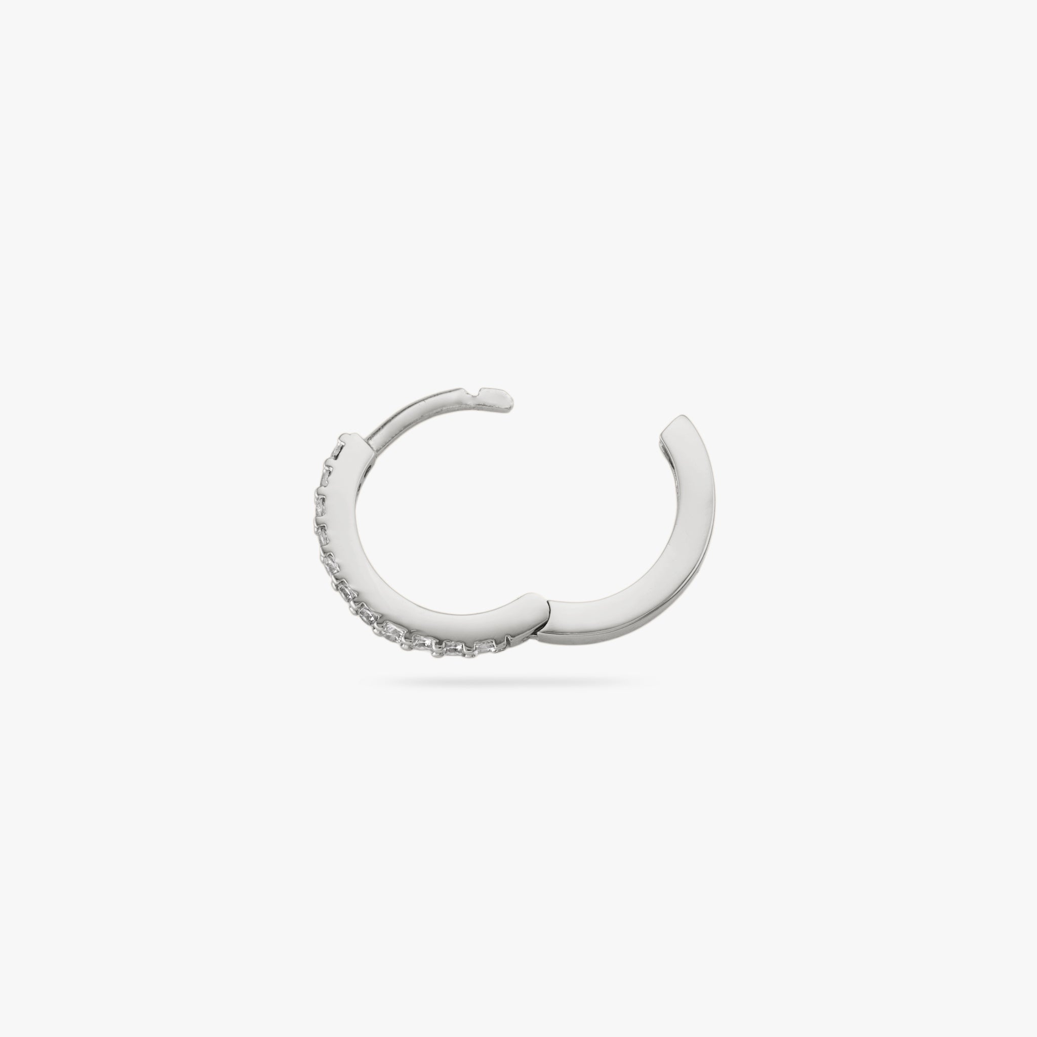 Small Pave Huggie