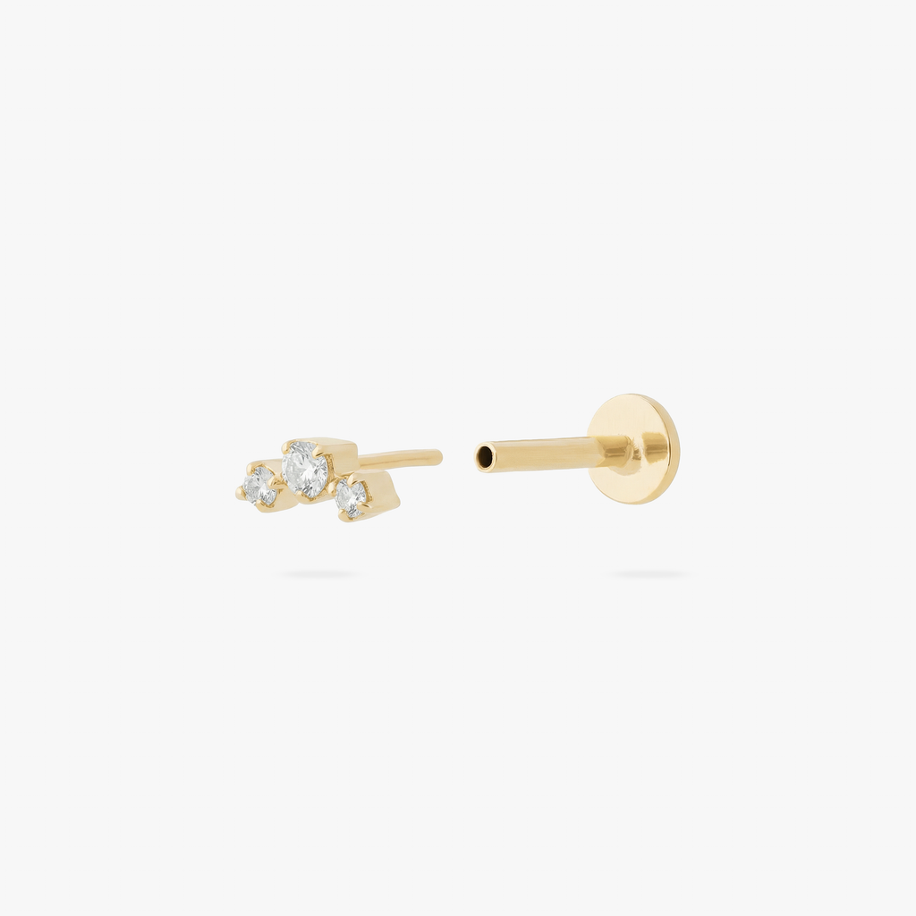 Micro Cluster Flatback Stud