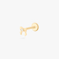 14K CZ Bow Flatback