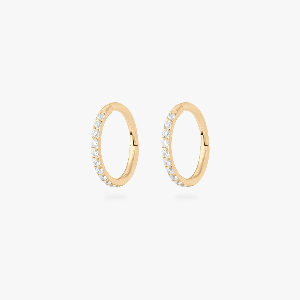 8mm Pave Clicker