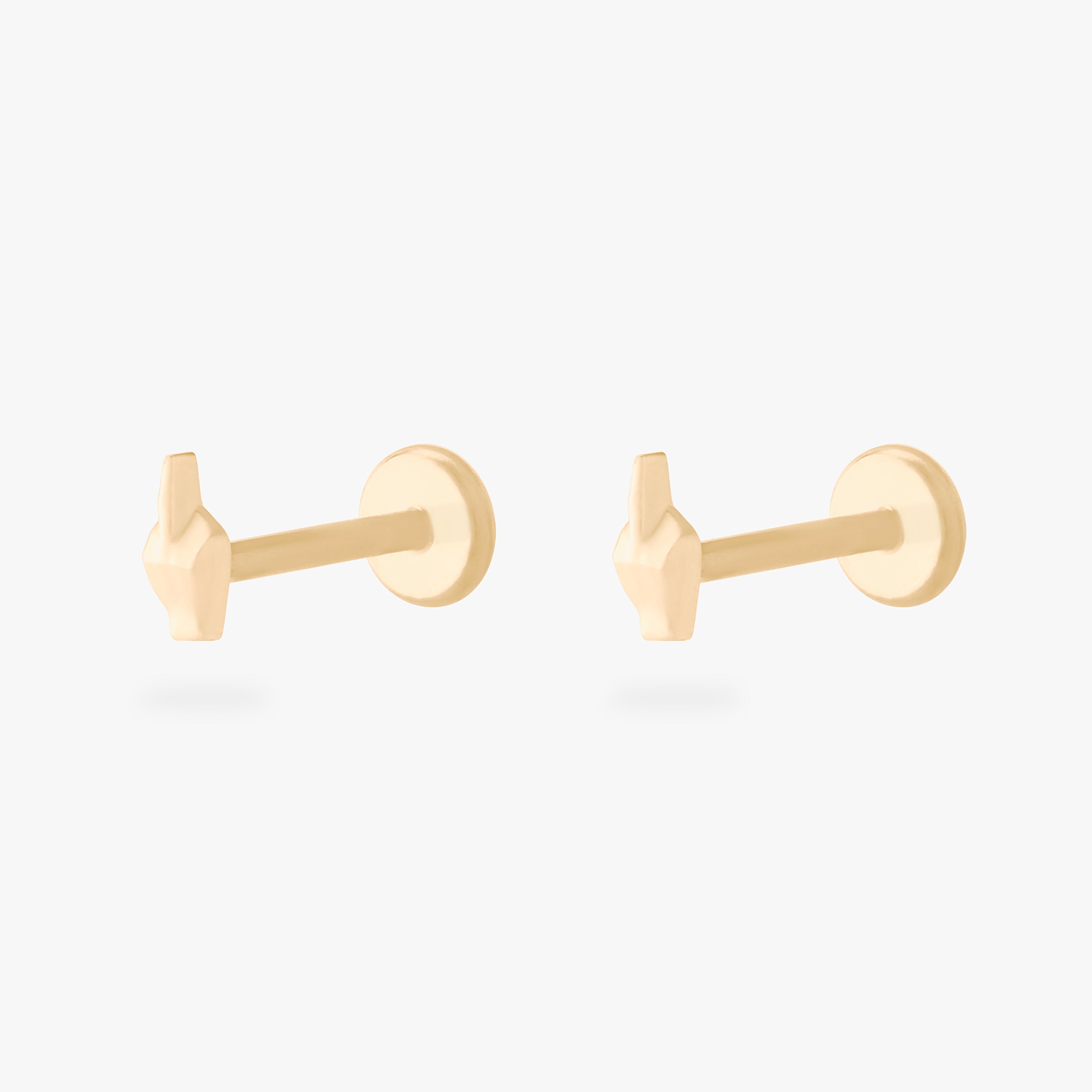 Middle Finger Flatback Stud