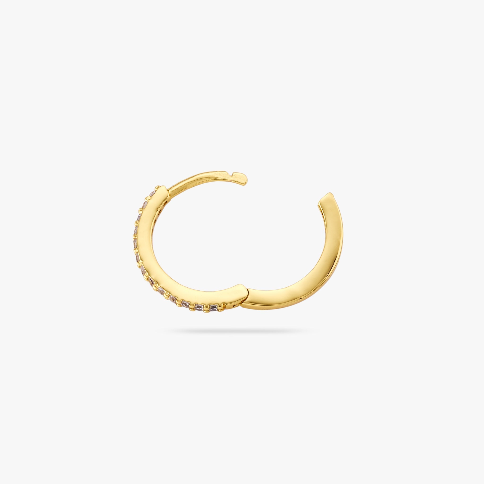 Small Pave Hoop