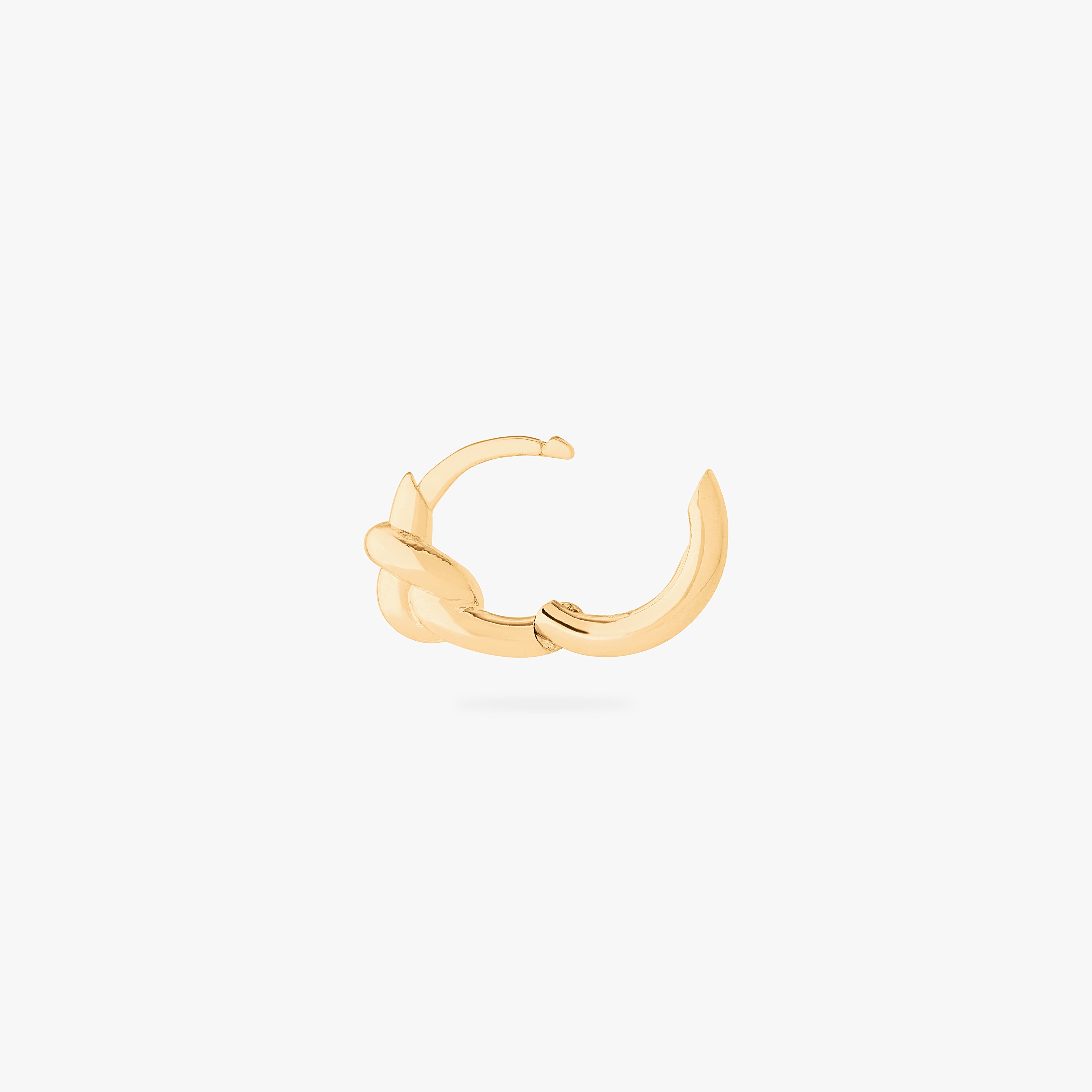 Micro Knot Huggie