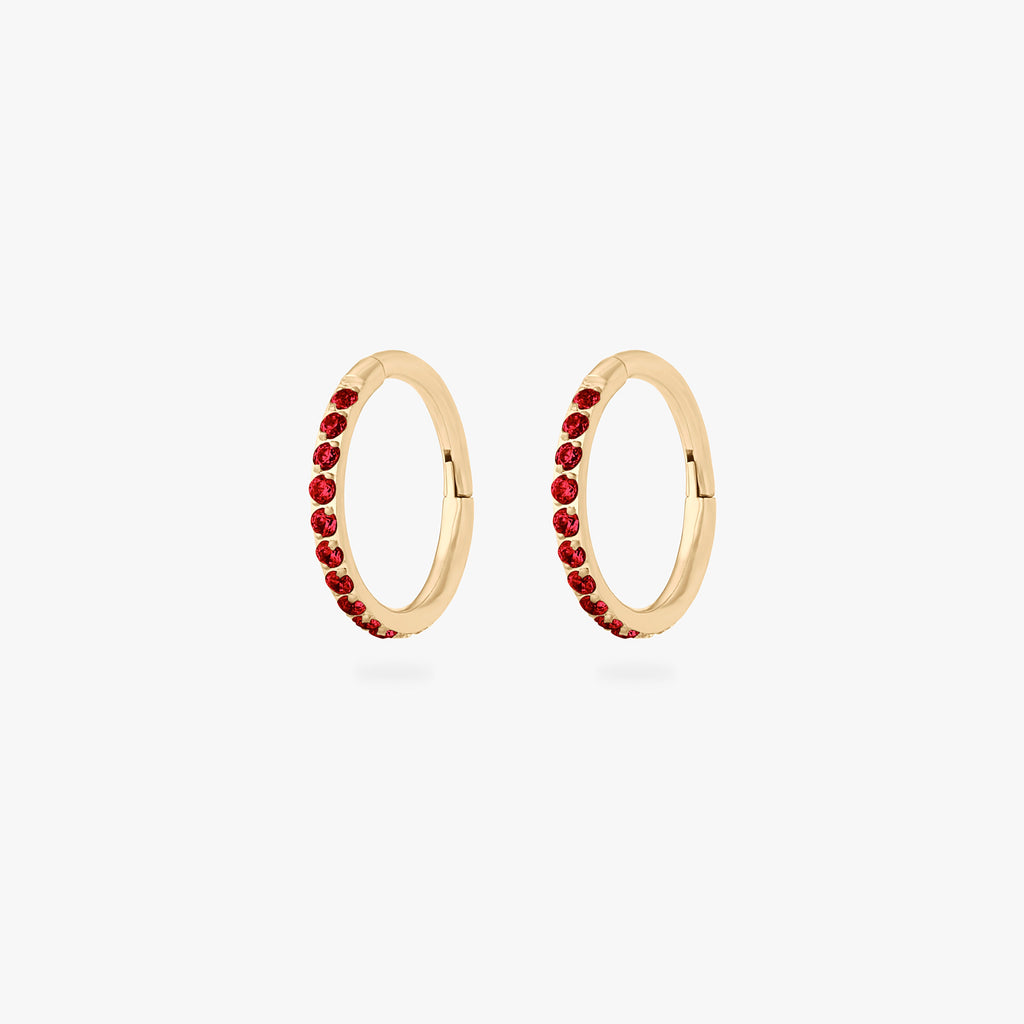 8mm Pave Clicker