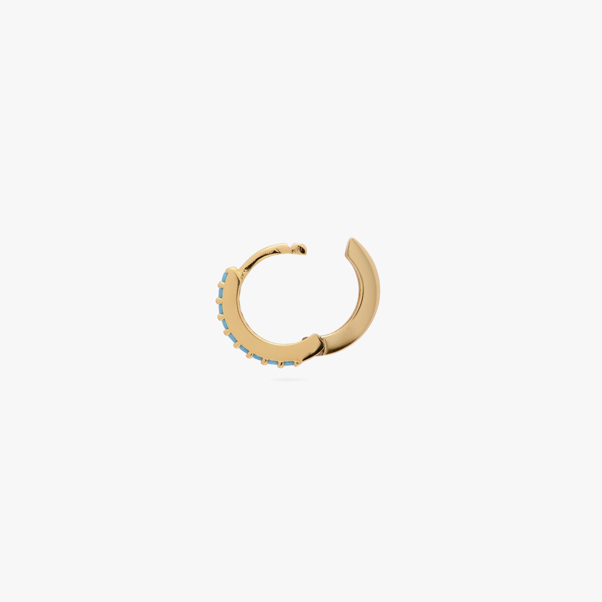 Mini Pave Huggie