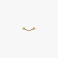 14K Curved Barbell 8mm