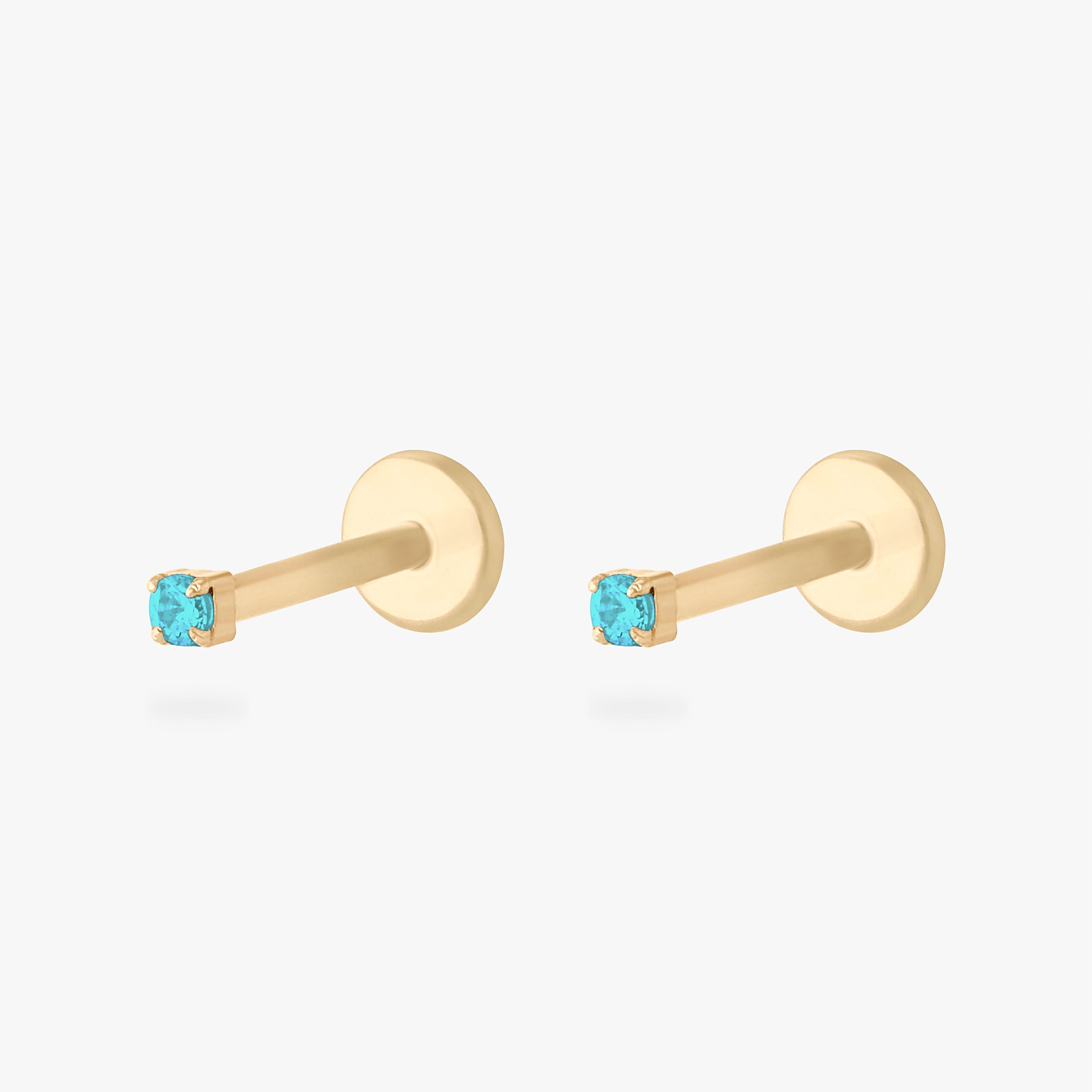 Micro CZ Flatback Stud
