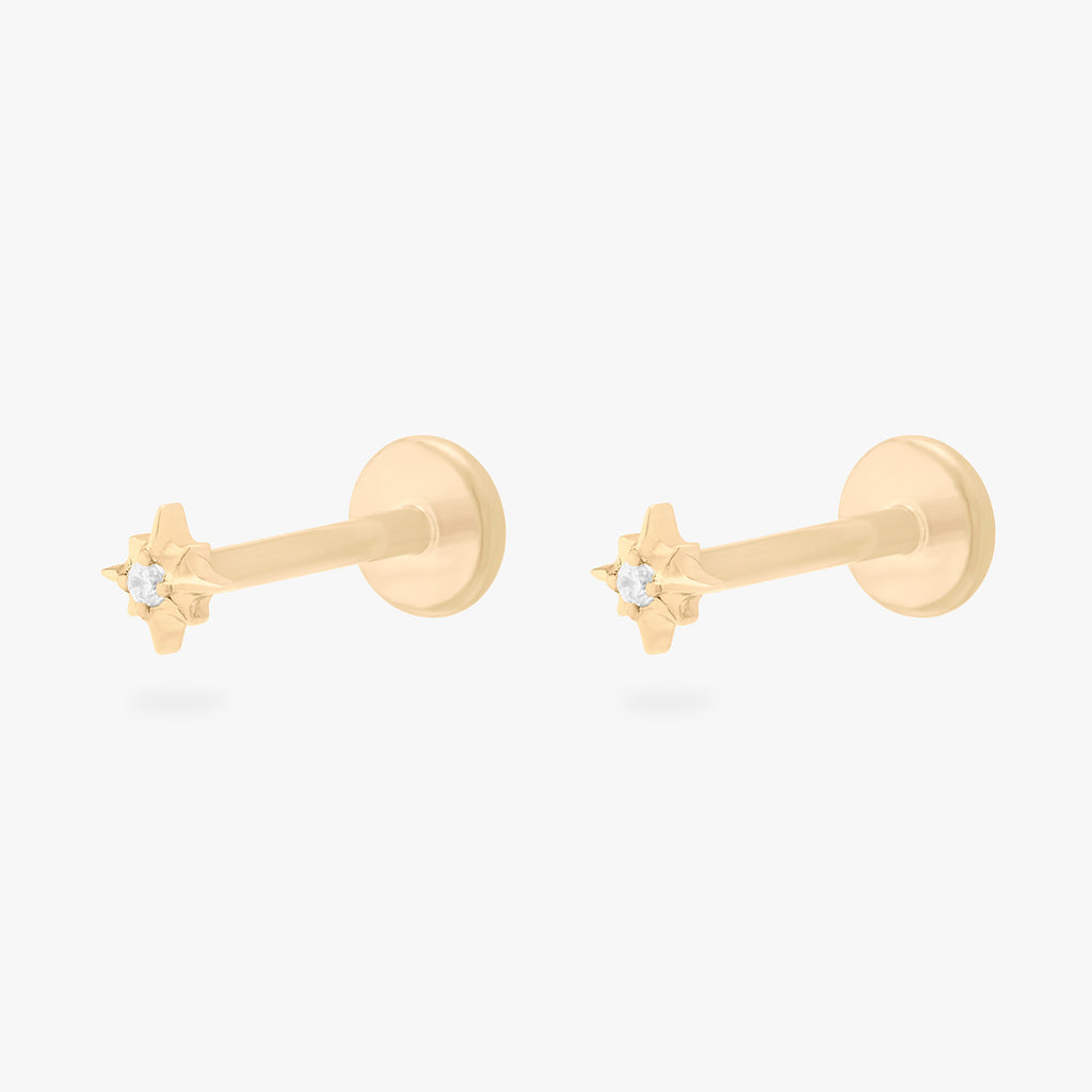 Micro Twinkle Flatback Stud