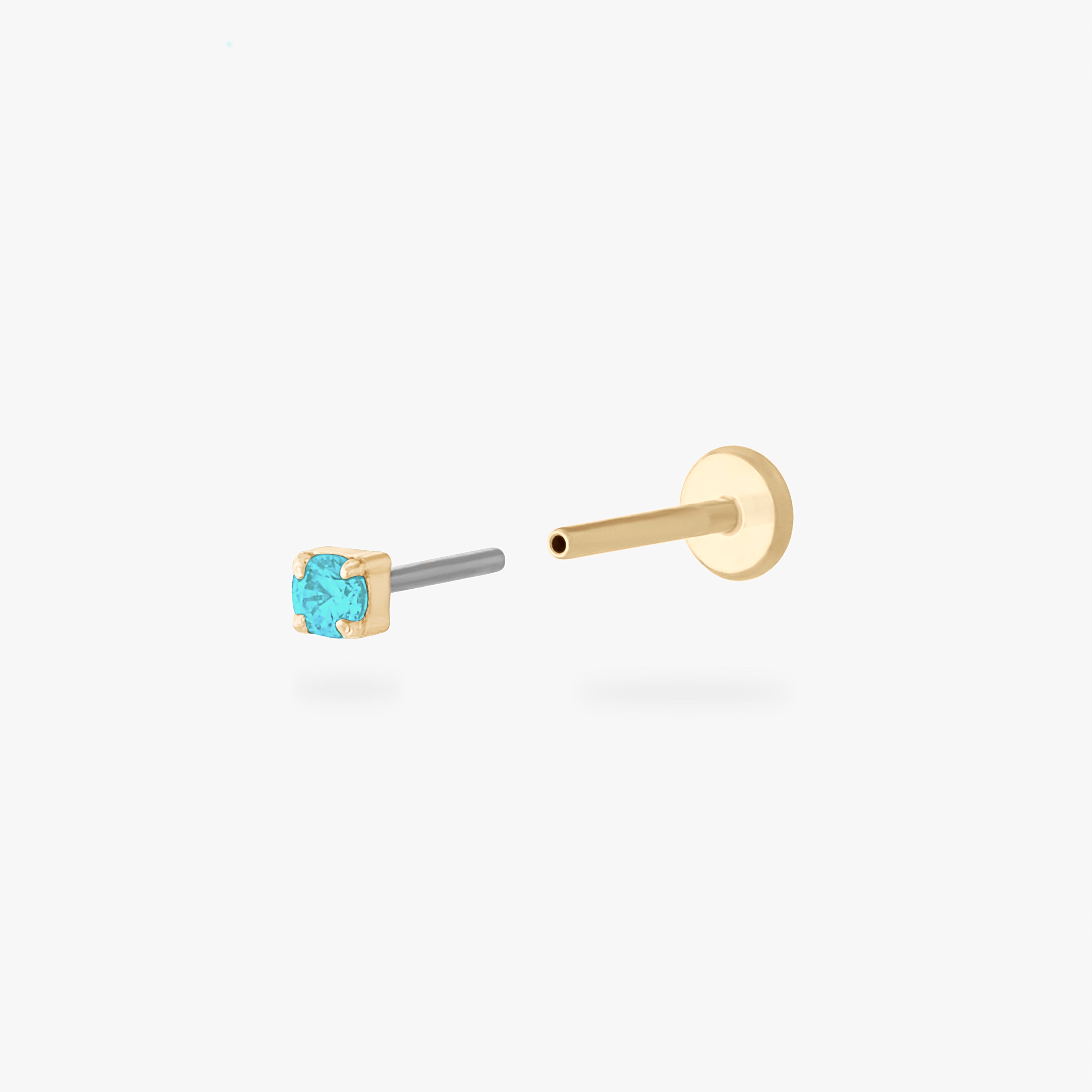 Micro CZ Flatback Stud