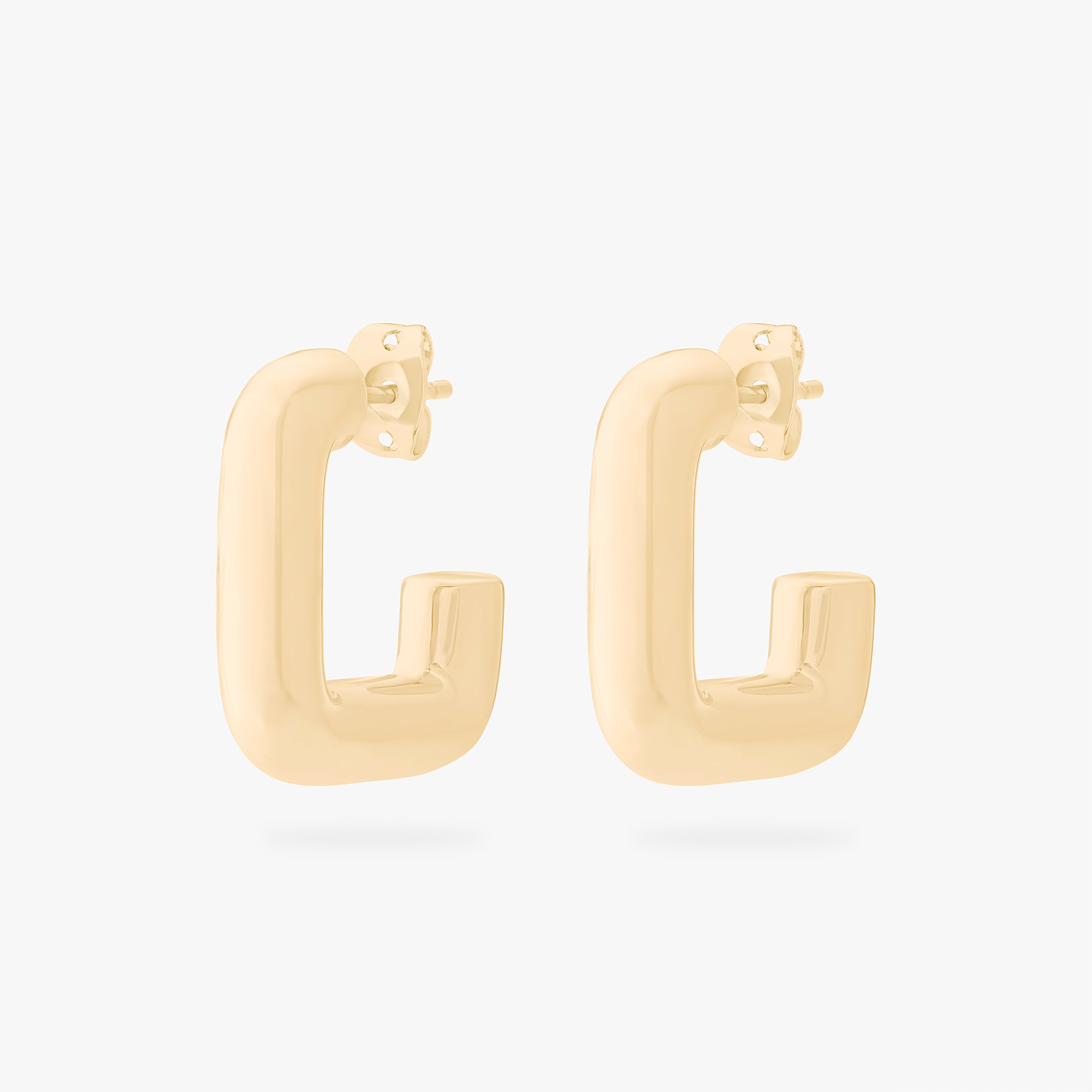 Chunky Square Hoop
