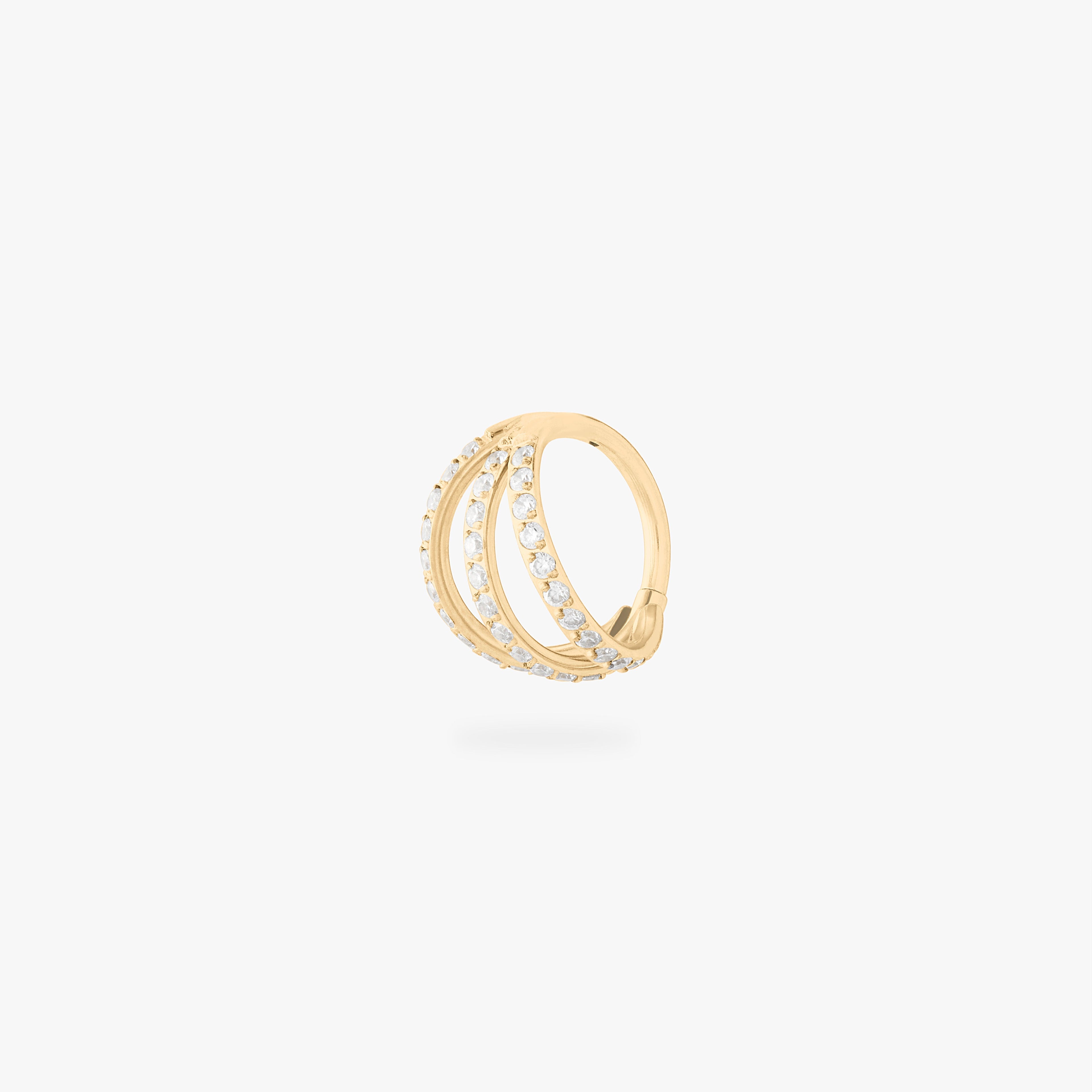 8mm Triple Pave Clicker