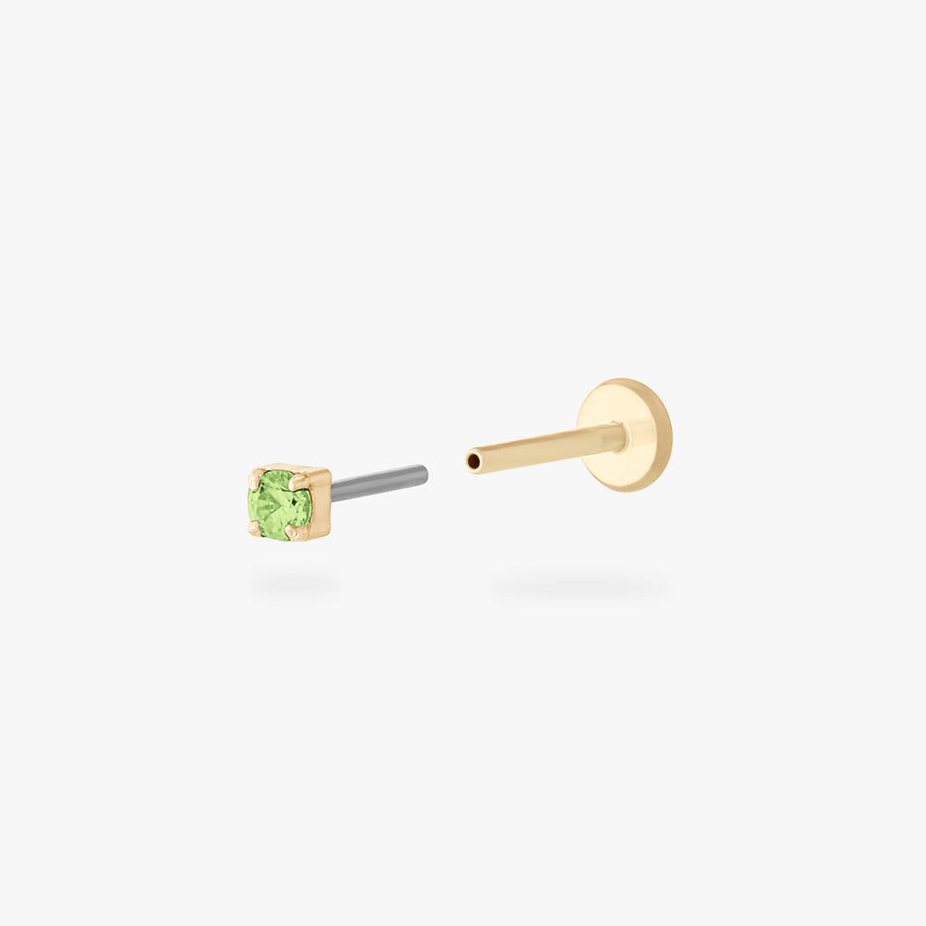 Micro CZ Flatback Stud