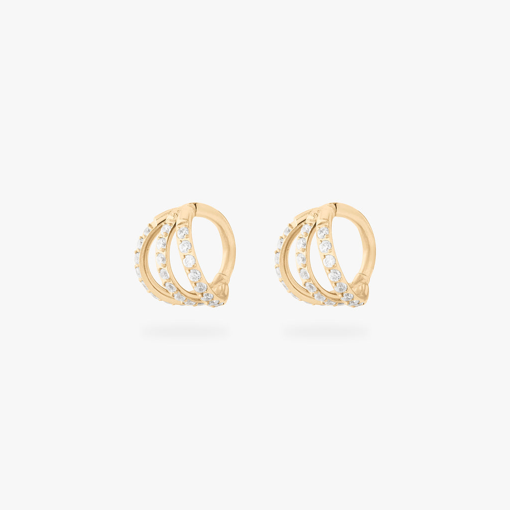 6mm Triple Pave Clicker