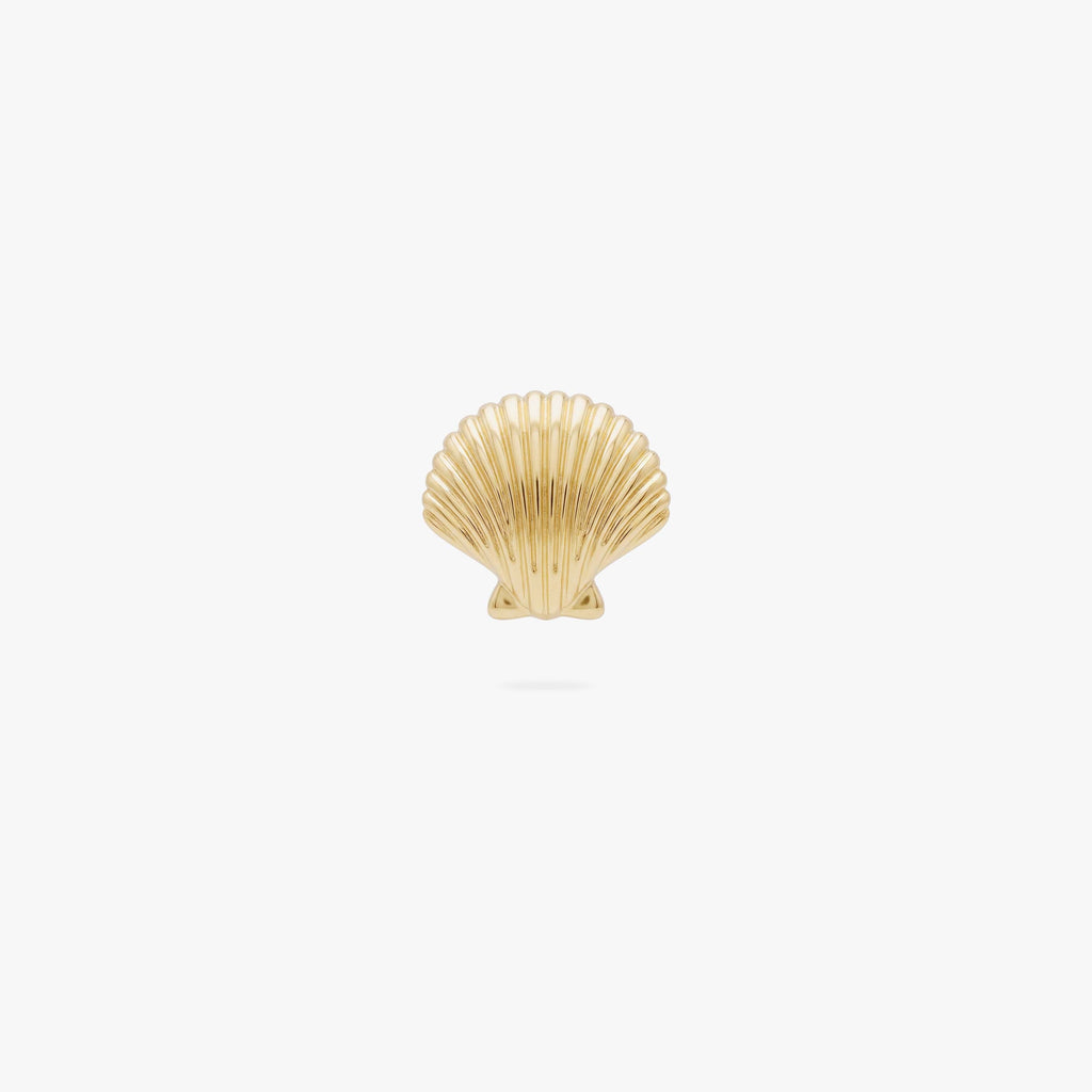 14K Seashell Flatback