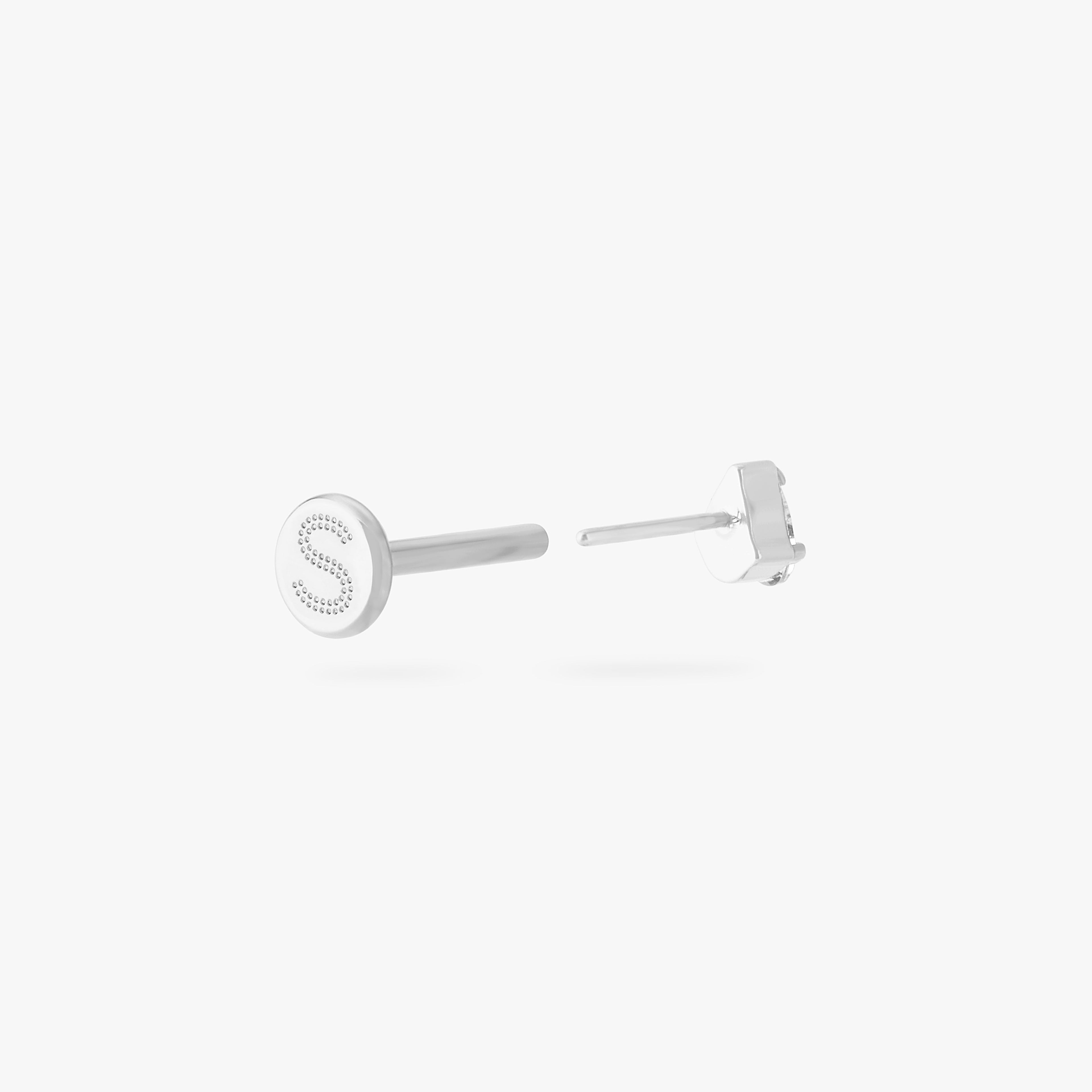 Pear CZ Flatback Stud