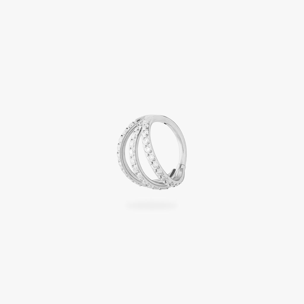 8mm Triple Pave Clicker