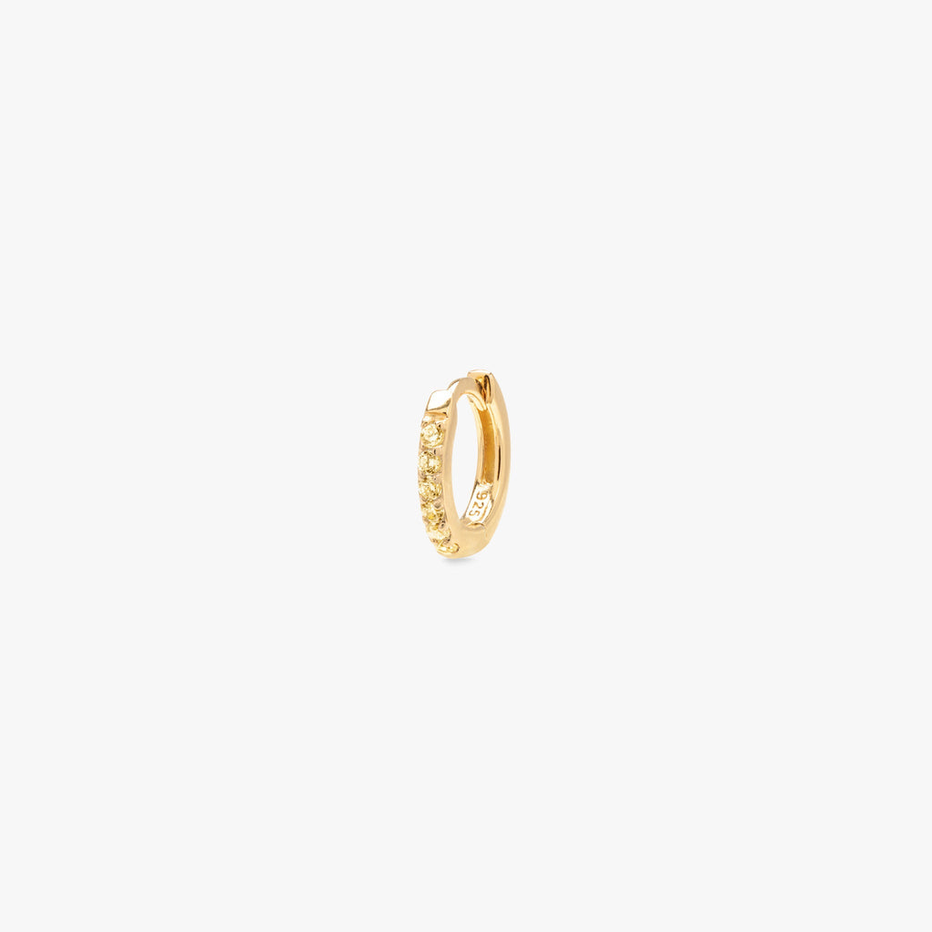 Mini Pave Huggie