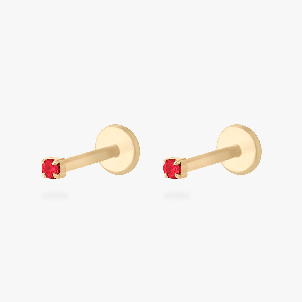 Micro CZ Flatback Stud
