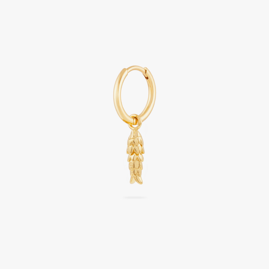 Fish Charm Huggie