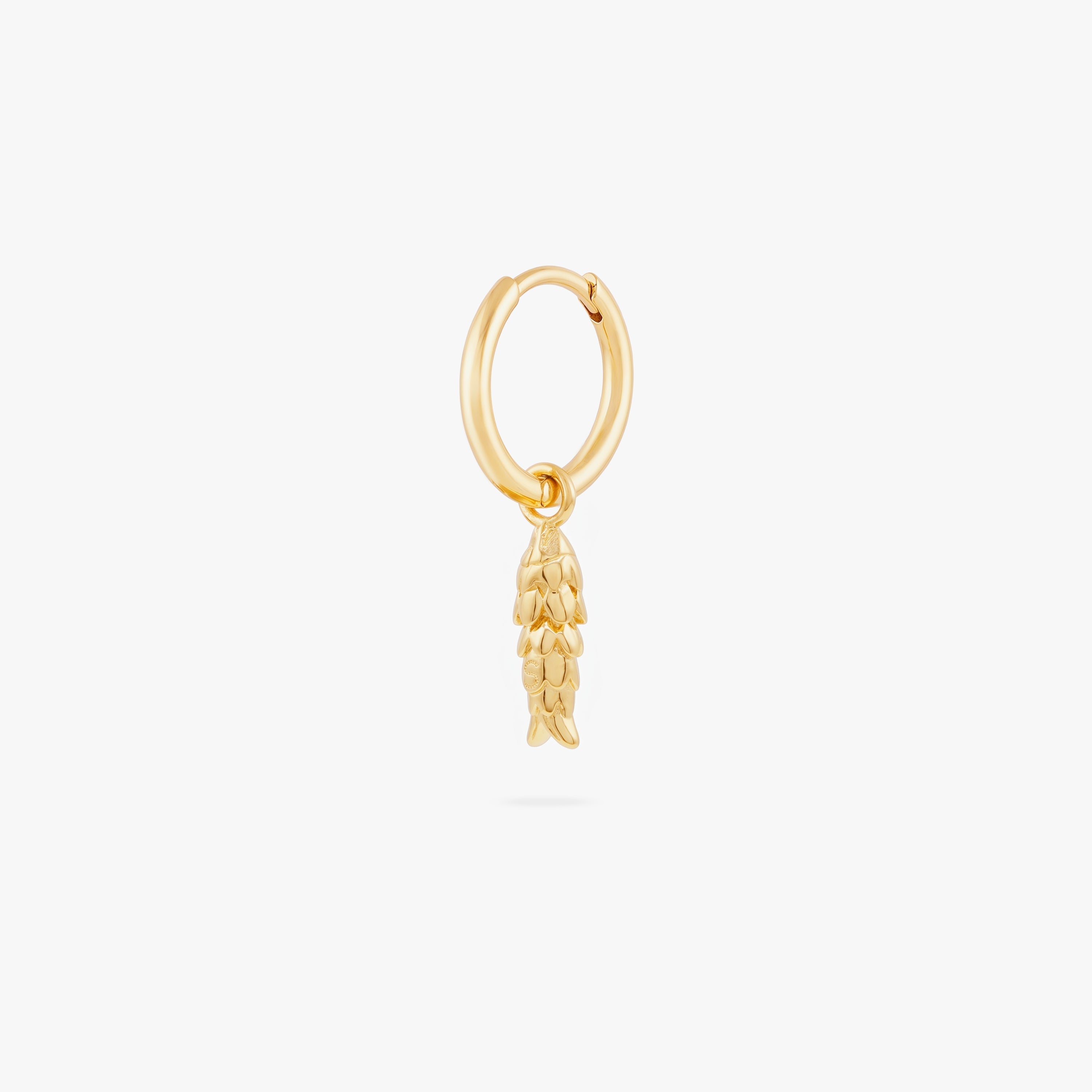 Fish Charm Huggie