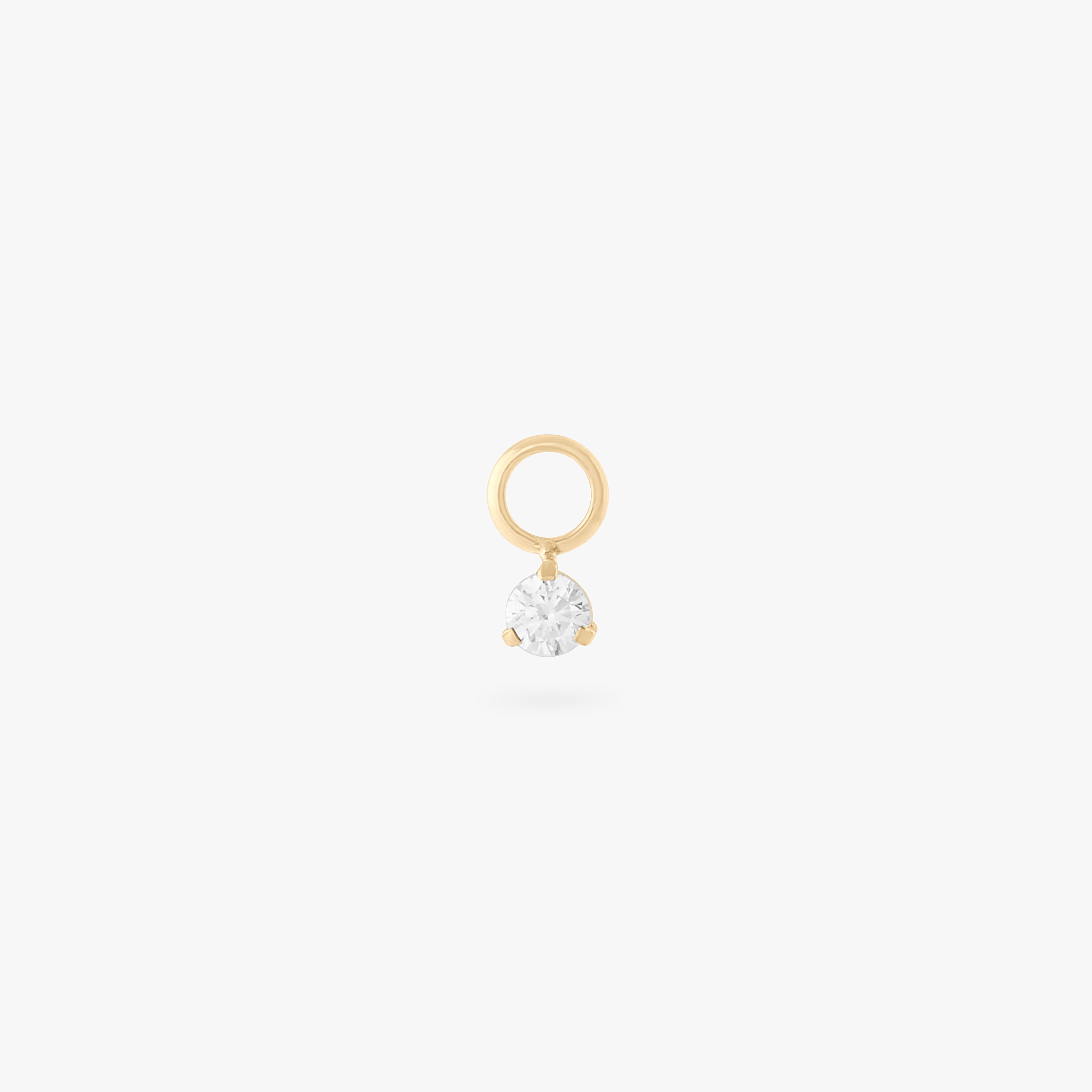 Micro CZ Clicker Charm