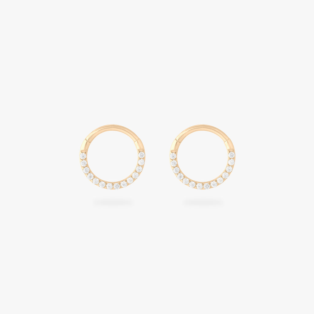 8mm Front Set Pave Clicker