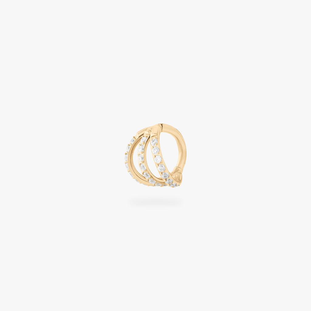 6mm Triple Pave Clicker