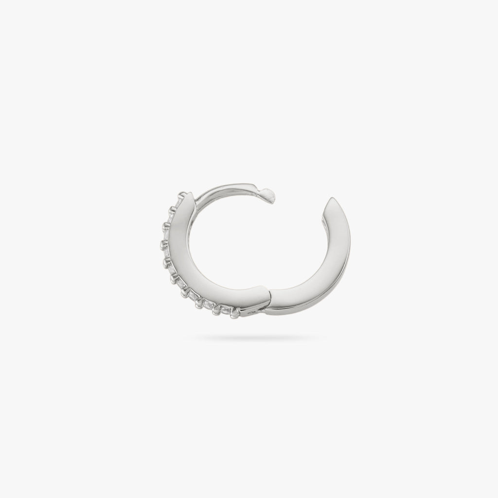 Mini Pave Huggie
