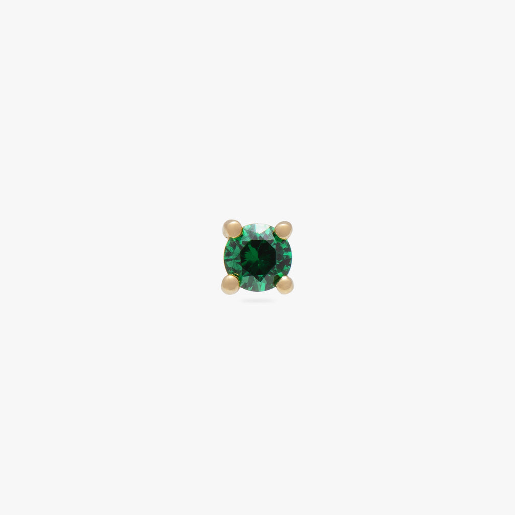 14K CZ 2.5mm