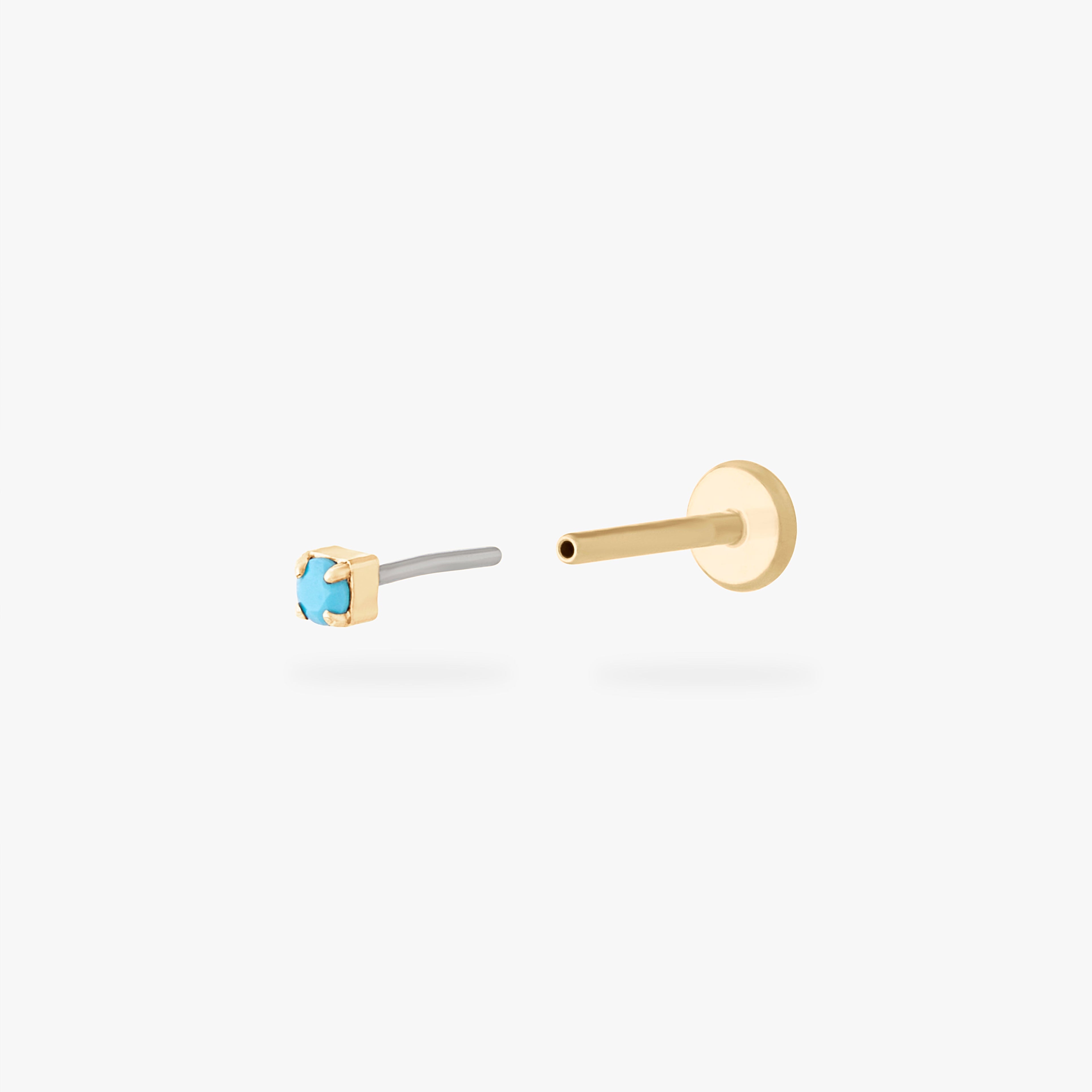 Micro CZ Flatback Stud