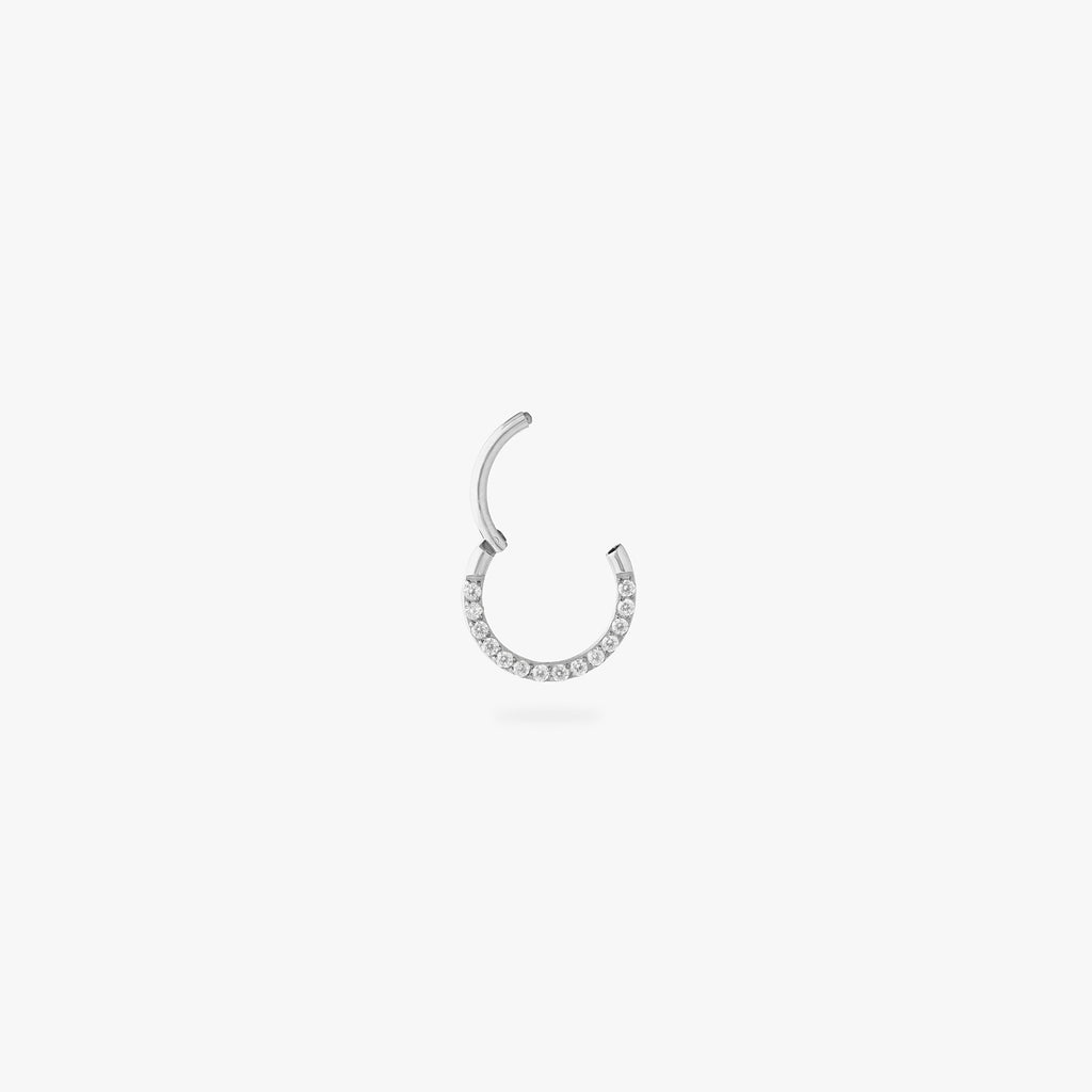 8mm Front Set Pave Clicker