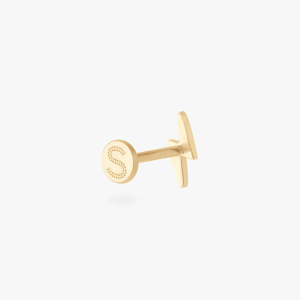 14K Lightning Flatback