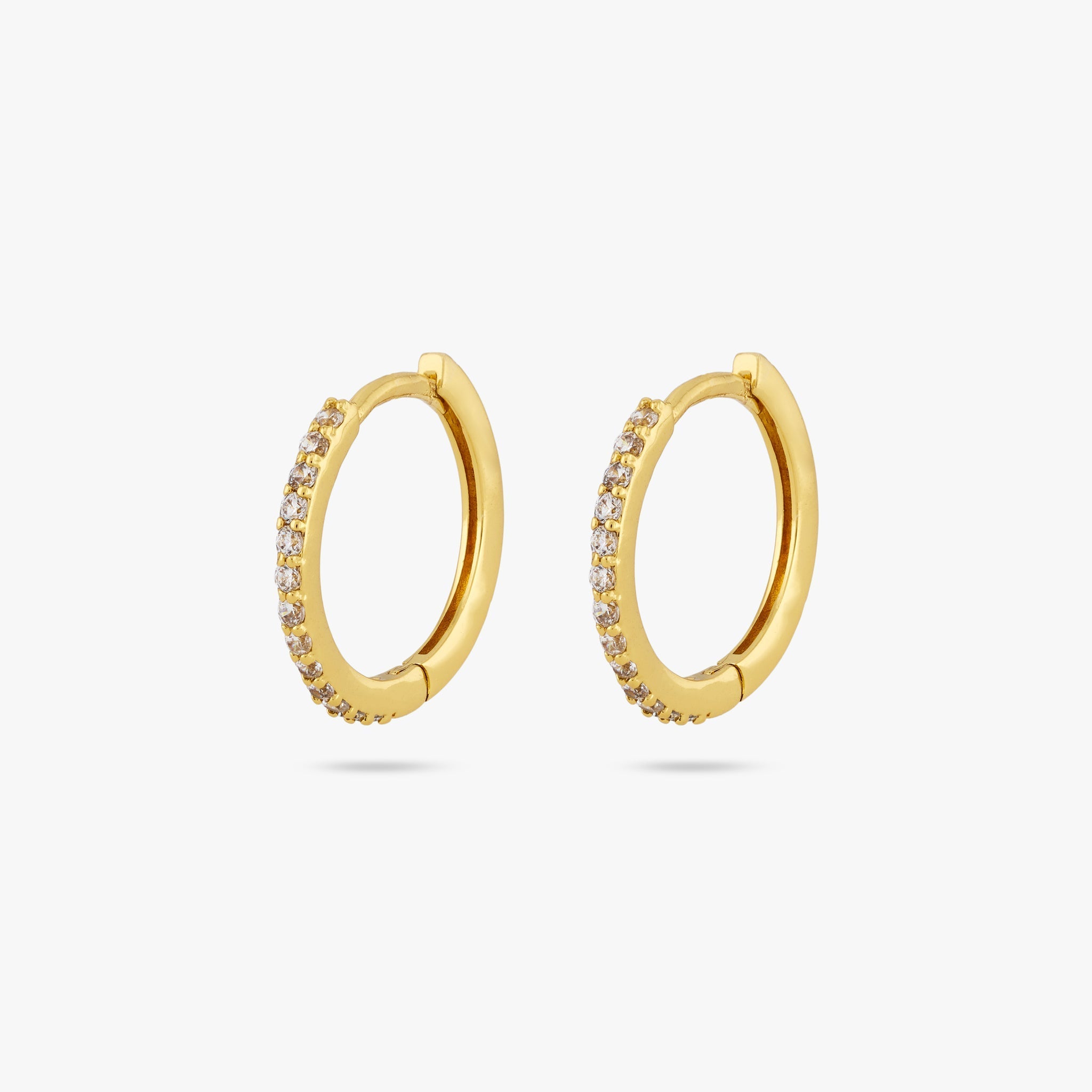 Small Pave Hoop