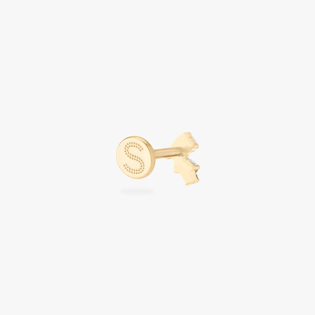 Pear Cluster Flatback Stud