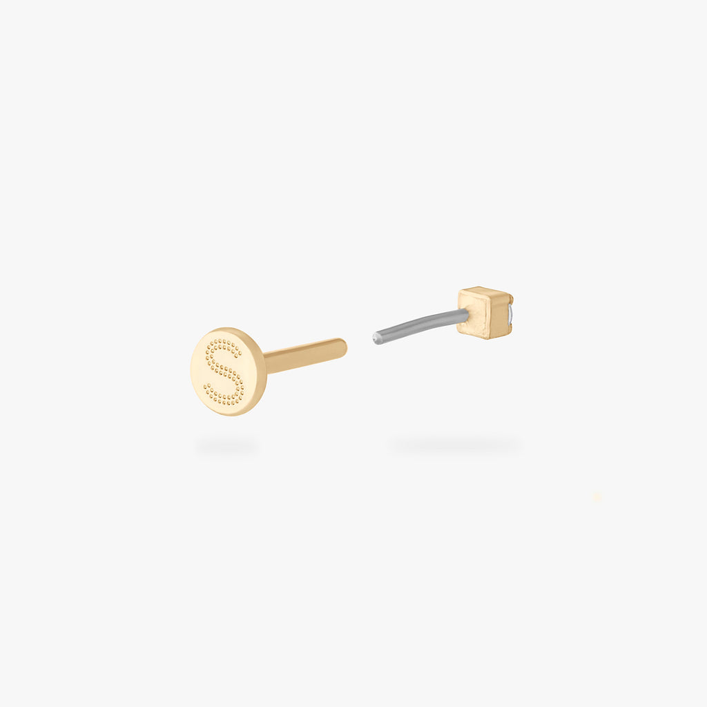 Micro CZ Flatback Stud