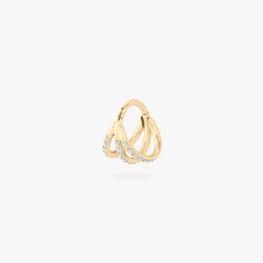 8mm Triple Pave Clicker