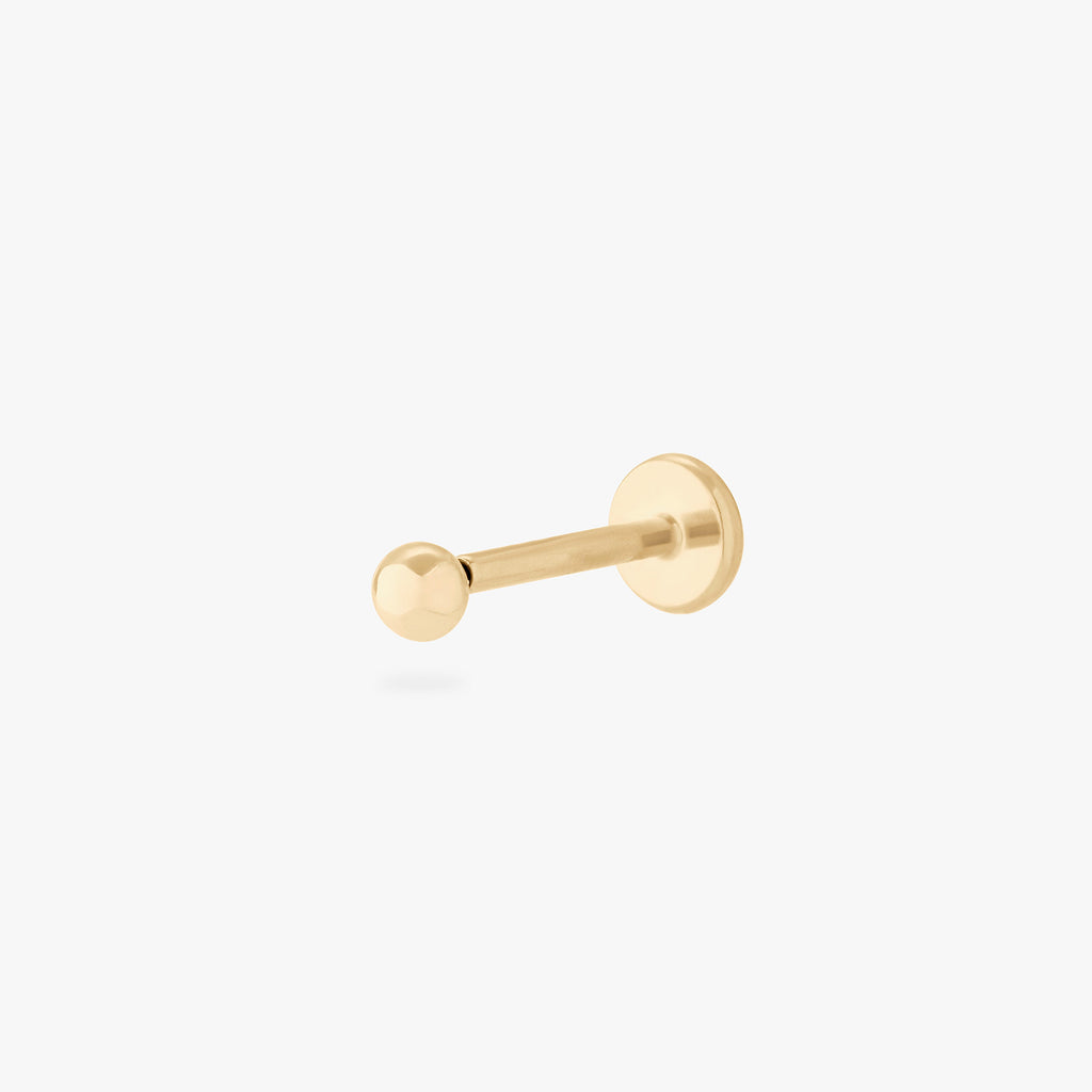 14K Ball Flatback