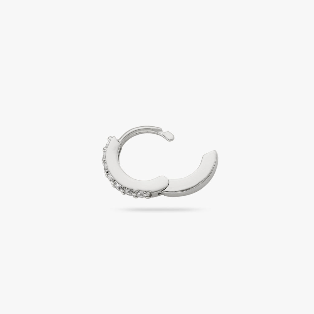 Micro Pave Huggie