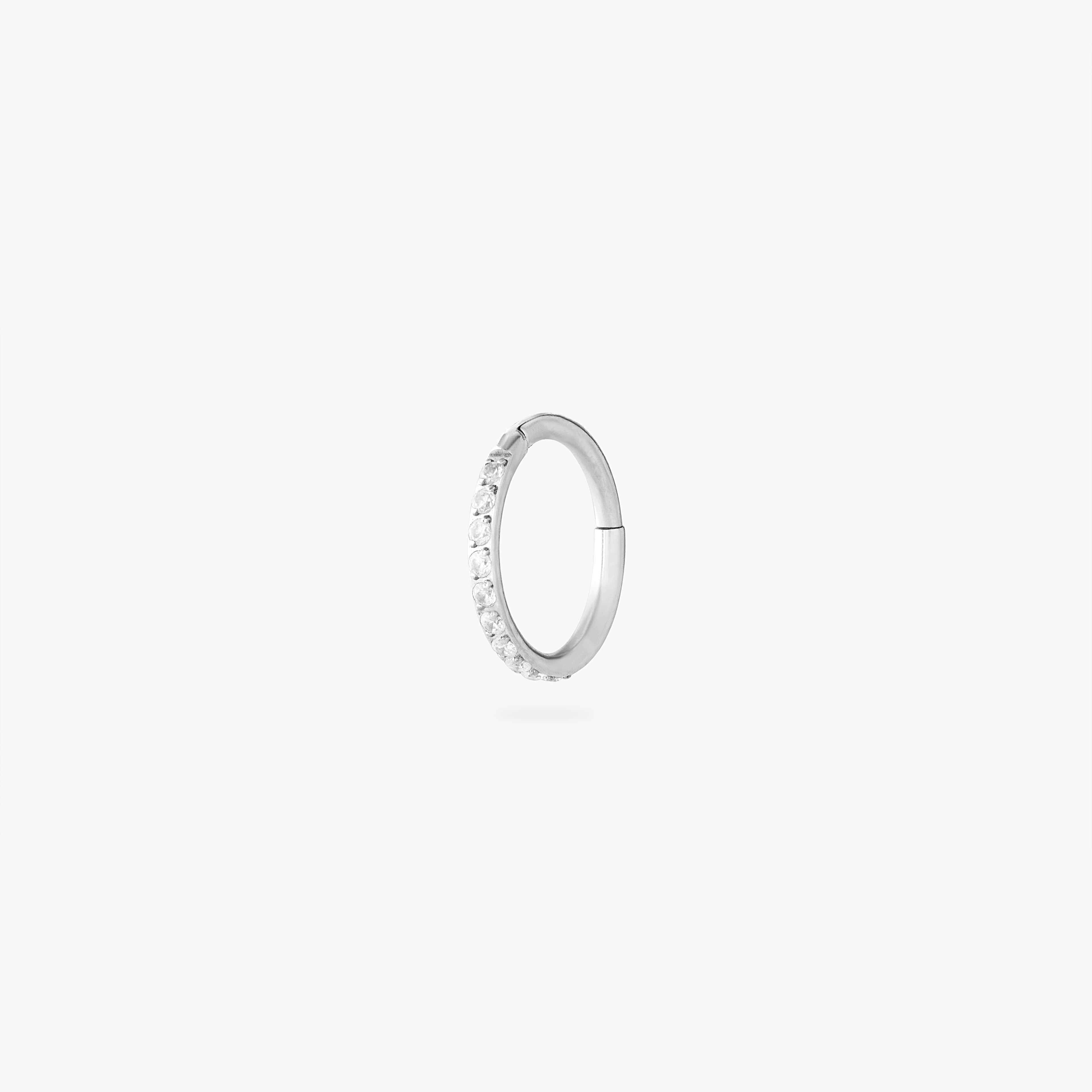 8mm Pave Clicker