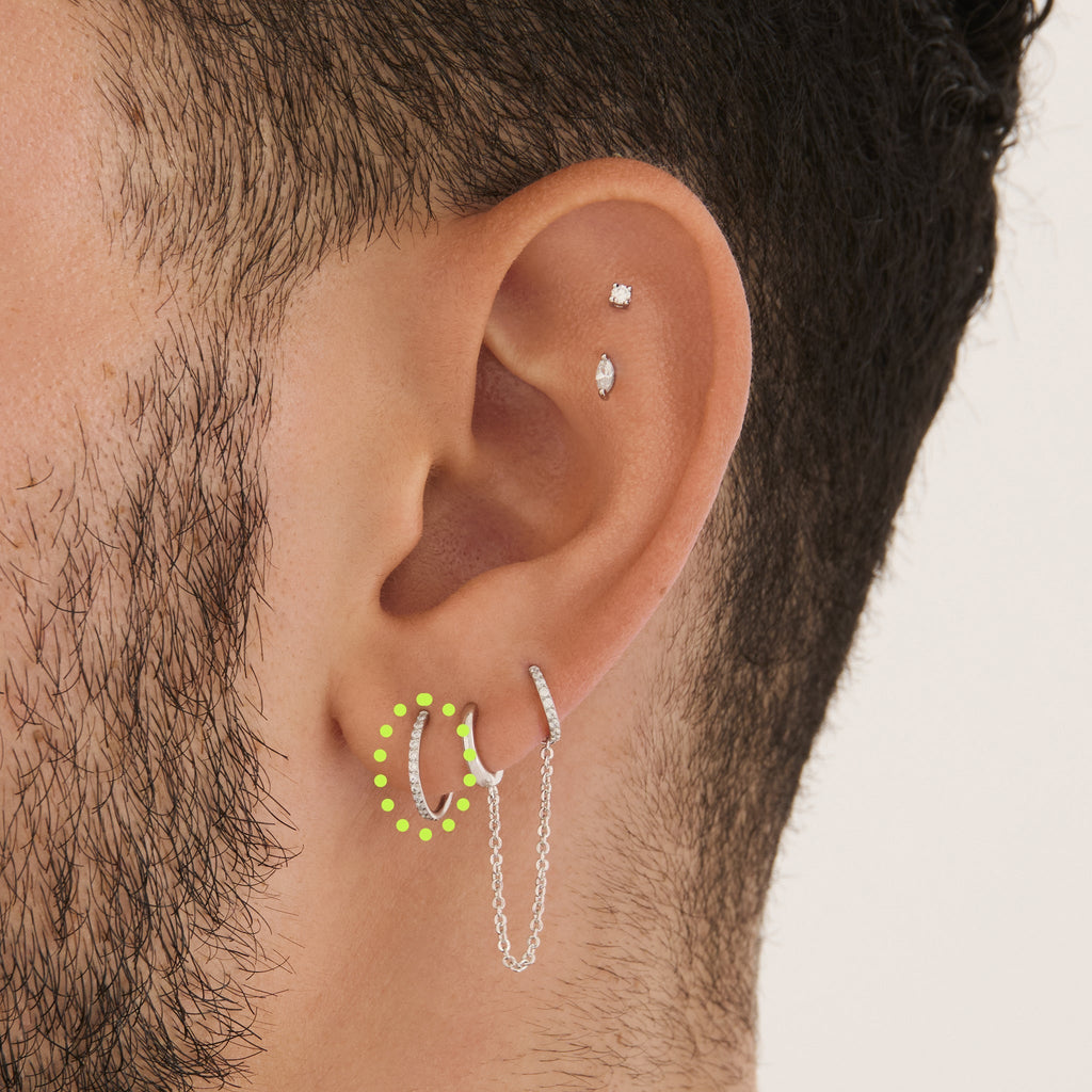 10mm Pave Clicker