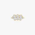 Golden Ti Baguette Cluster
