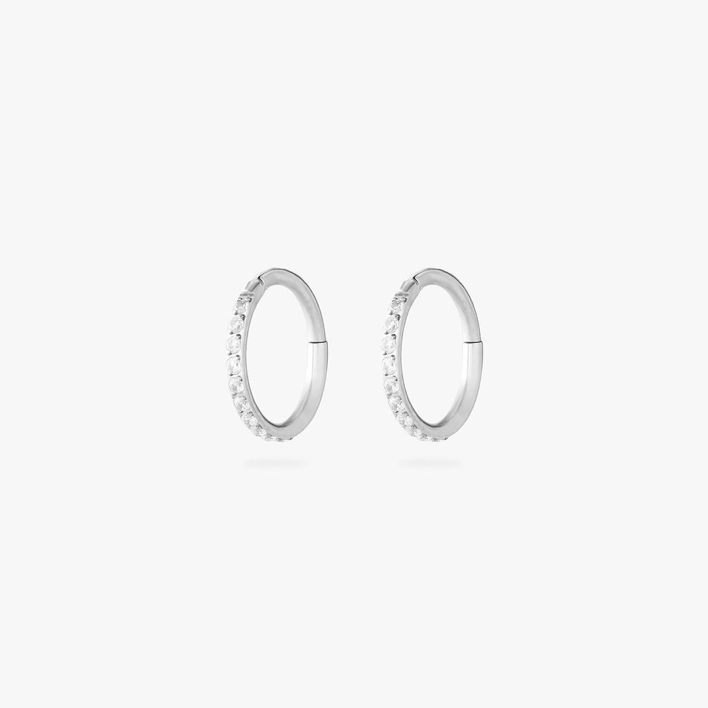 8mm Pave Clicker