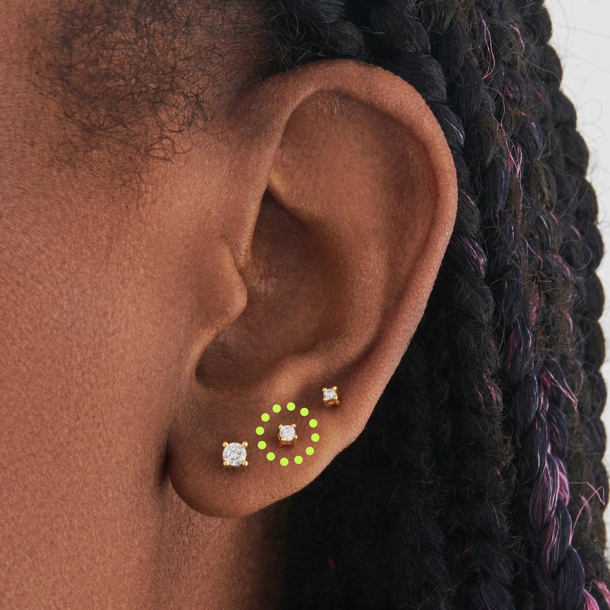 Mini CZ Stud