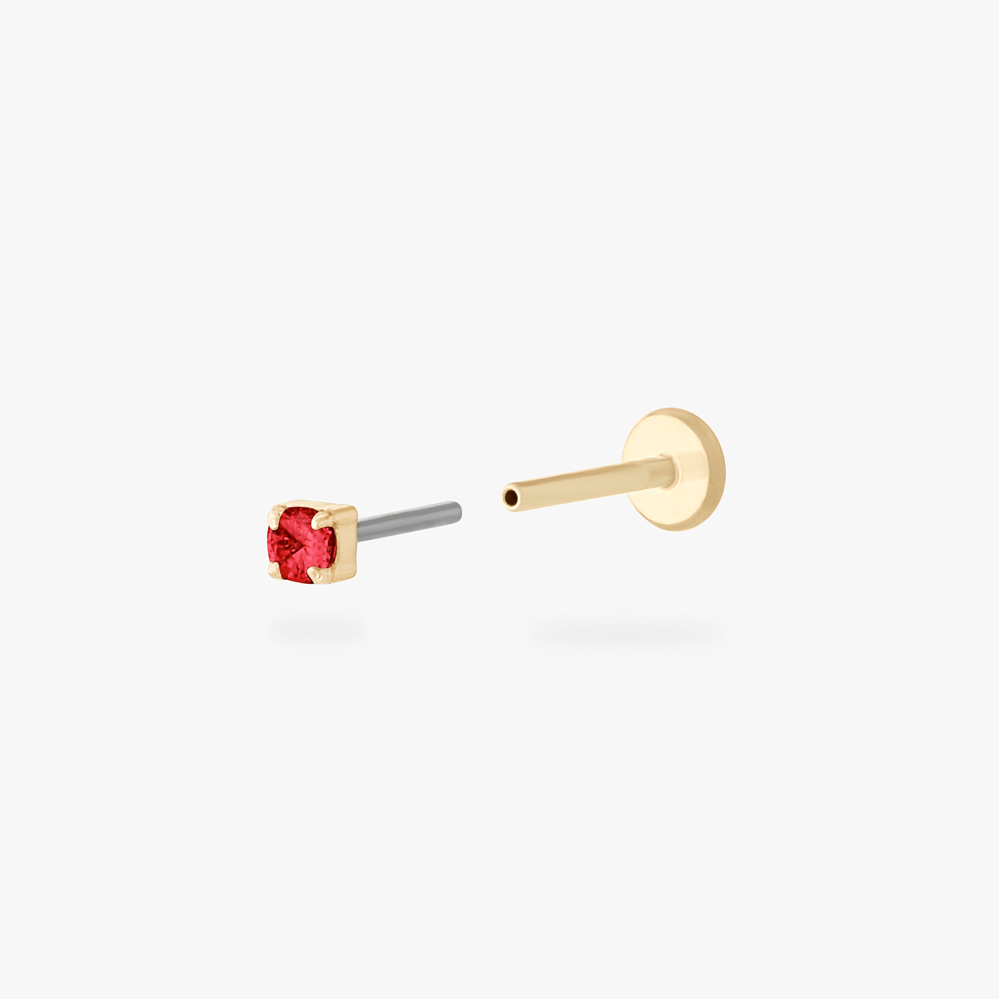 Micro CZ Flatback Stud
