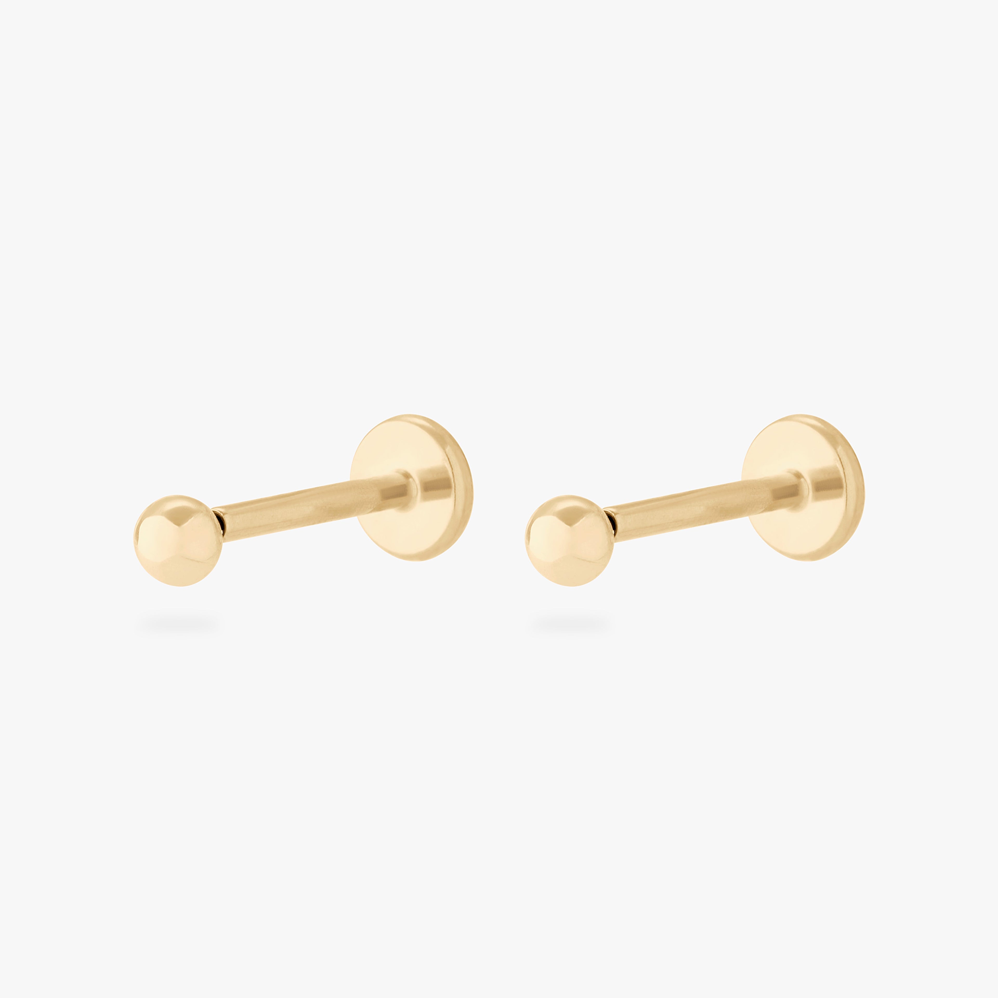 14K Ball Flatback