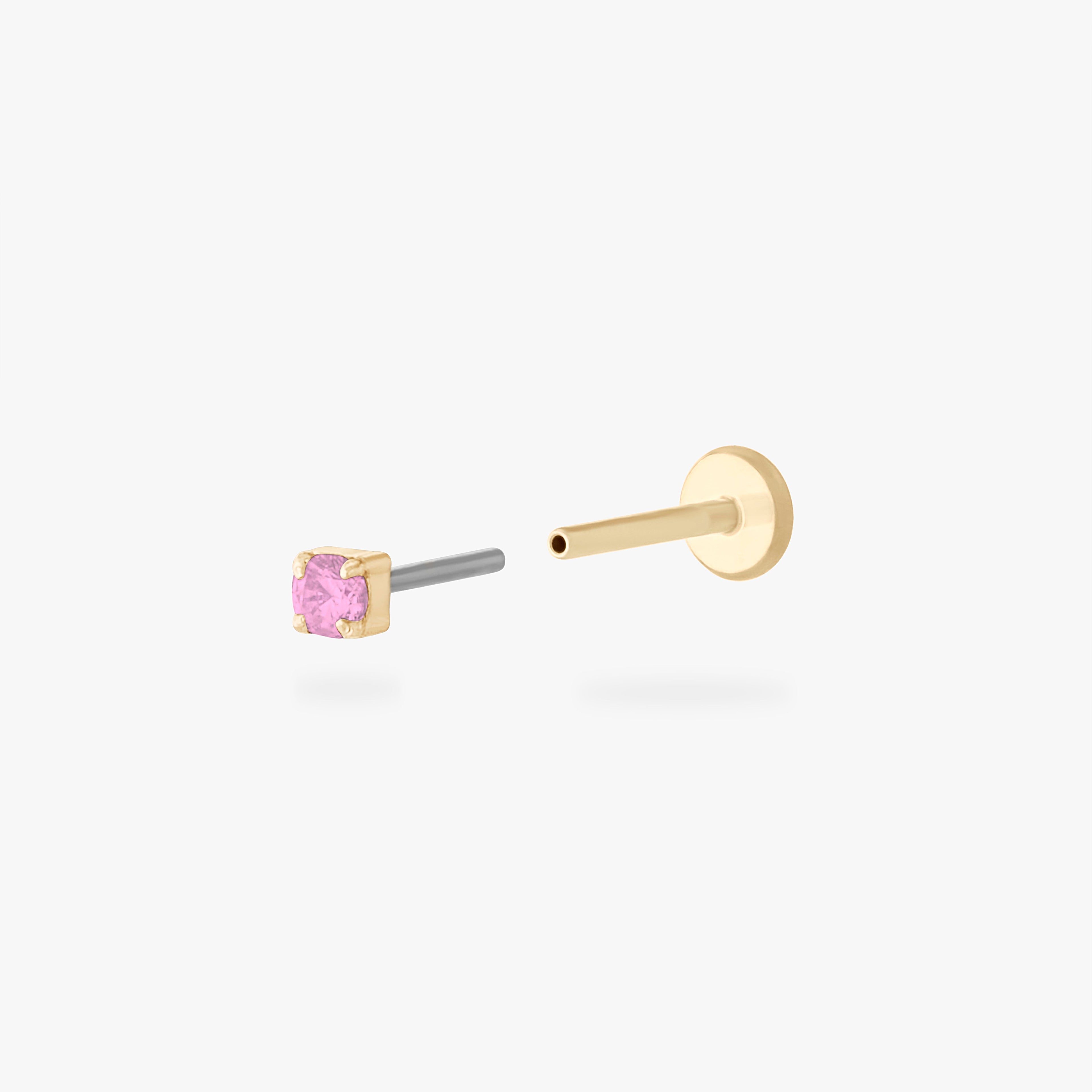 Micro CZ Flatback Stud