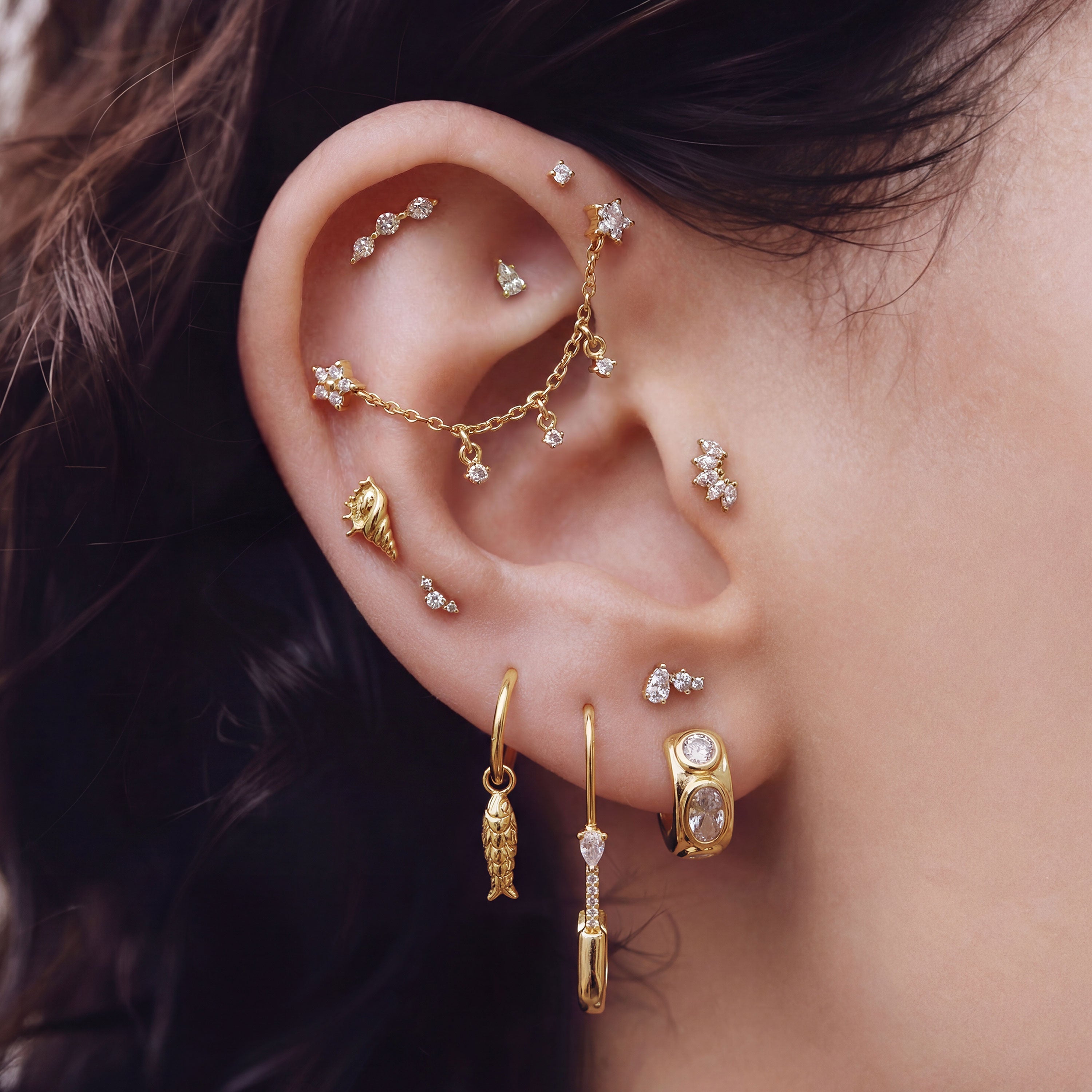 Chained Star Flatbacks